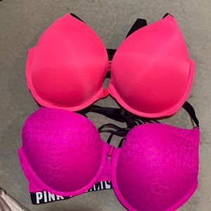 Victoria’s Secret Pink push up bras